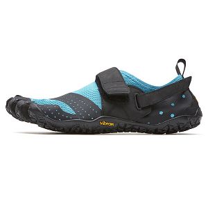 Vibram V-Aqua Black/Light Blue Womens Watersports Shoes | India-138496